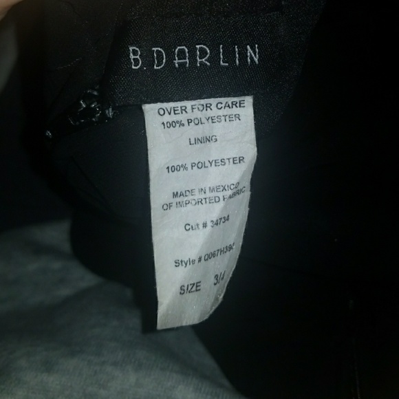 B. Darlin gold& black embellished prom dress 3/4 - Picture 6 of 6